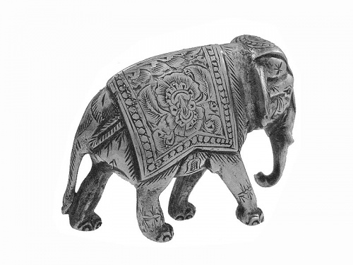 Indian Silver Model  Elephant C1900